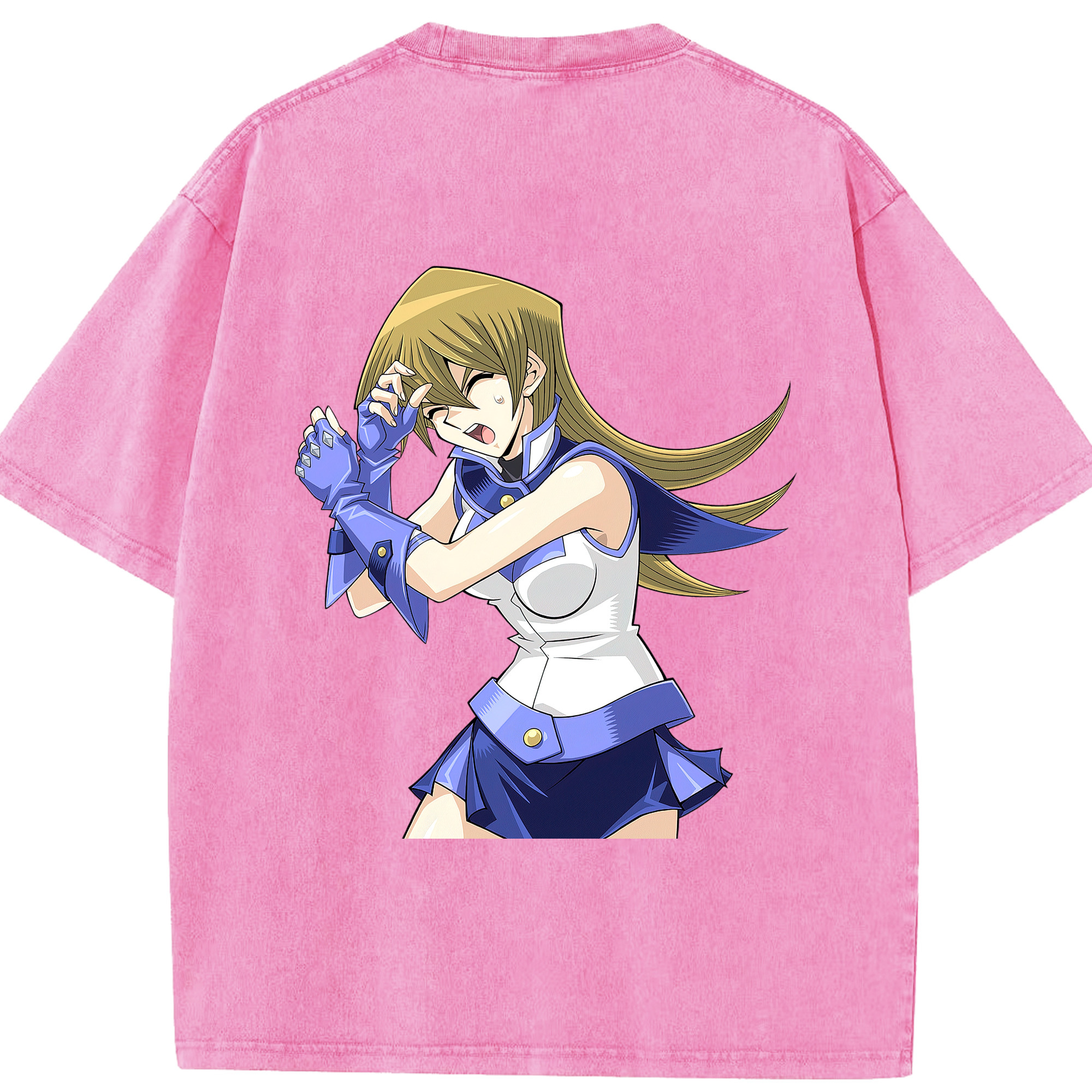 （画像用） 遊☆戯☆王 Yu-Gi-Oh! 綿100% ヴィンテージ風 半袖Tシャツ（背面プリント）